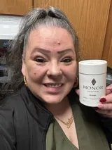 Mila Ivonov with her Honor products